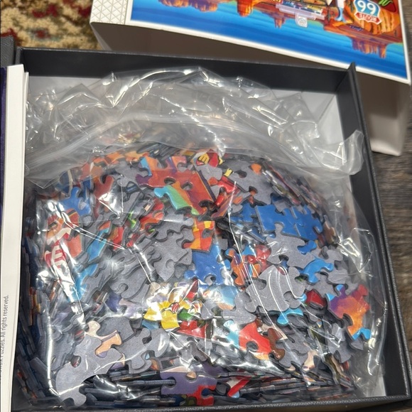Buffalo Retro Americana Puzzle 1000 Pieces Vibrant Colors - Picture 8 of 8